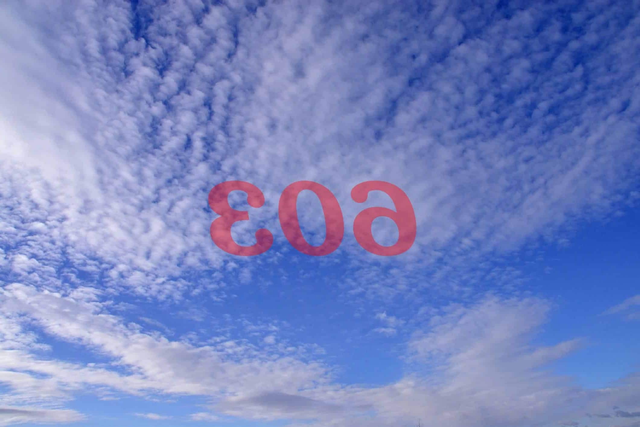 Ángel número 603 Numerología Significado